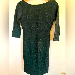 Zara backless glitter woven dress New